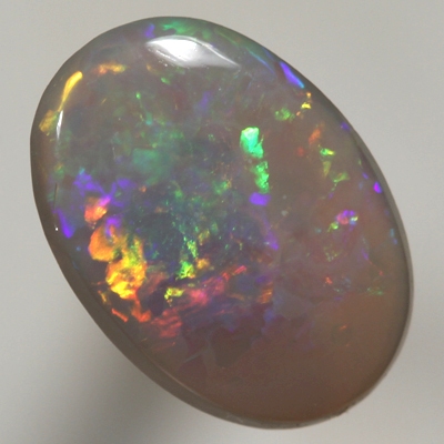SOLID SEMI BLACK OPAL Bright sparkling fire